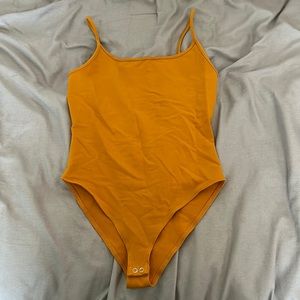Forever 21 Mustard Yellow Bodysuit
